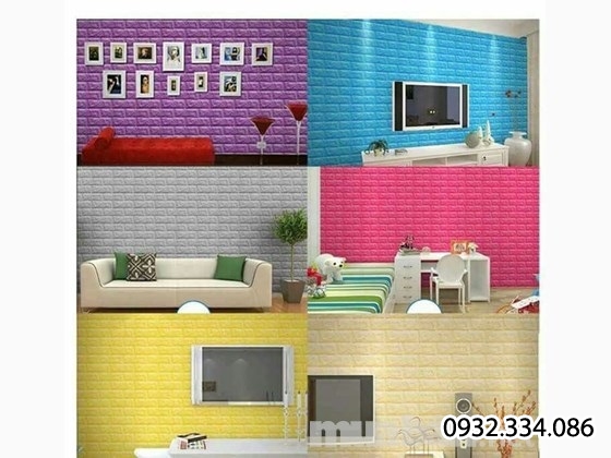 mút xốp dán tường 3D tự dính